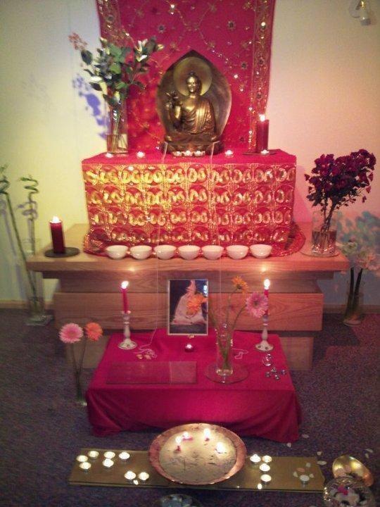 The shrine from my mitra ceremony.