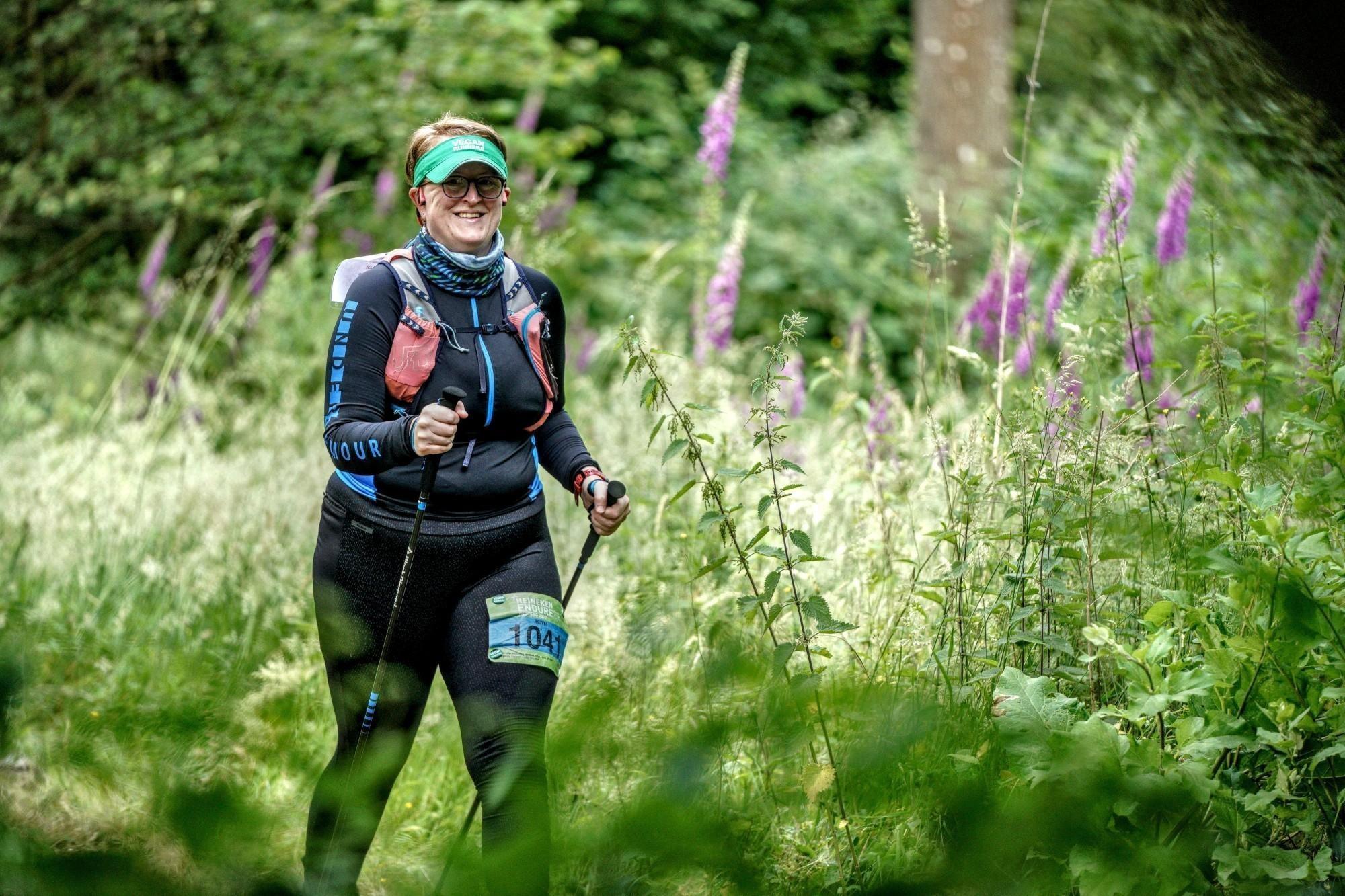 Running through the woods at Endure24